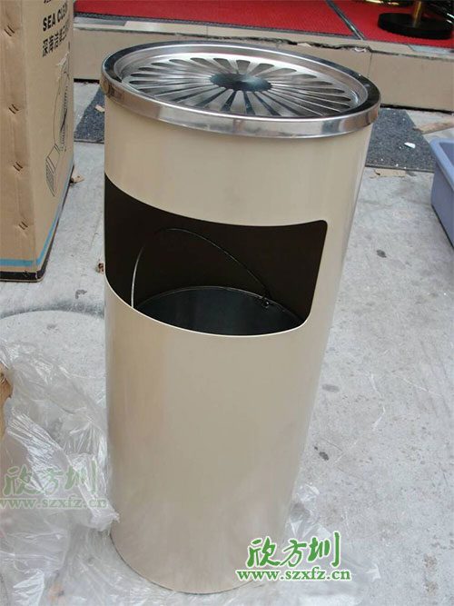 欣方圳菊花格商場垃圾桶，好產(chǎn)品在哪都受歡迎