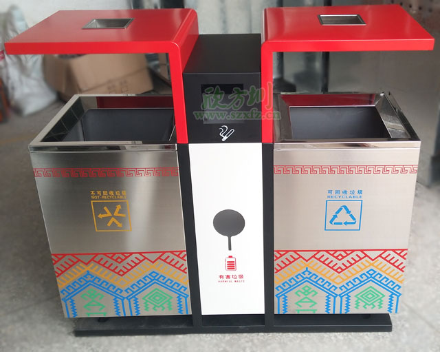 不銹鋼垃圾桶廠家對產(chǎn)品表面可做哪些效果？